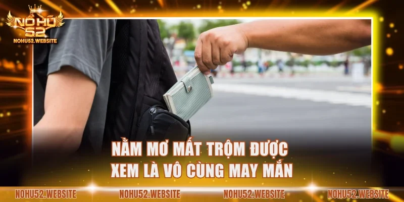 Nằm mơ mất trộm được xem là vô cùng may mắn