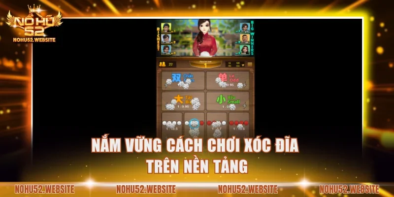 Nắm vững cách chơi xóc đĩa trên nền tảng