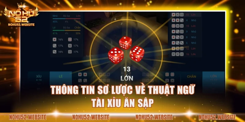 Thông tin sơ lược về thuật ngữ tài xỉu ăn sập
